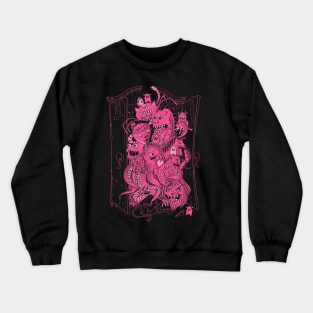 Closet Monsters come in Pink! Crewneck Sweatshirt